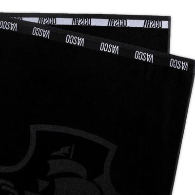 Toalha de Banho Buettner Jacquard Veludo Futebol Vasco 70cmx140m Preto