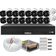 Kit Cftv 16 Cameras Full Hd 1220b 1080p Intelbras Dvr 3116c Inteligência Artificial
