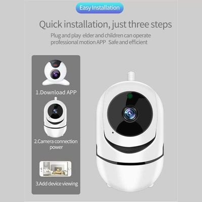 kit 2 Câmera Robo Ip Wifi Wireles Full HD 1080p Áudio Visão Noturna Grava em nuvem