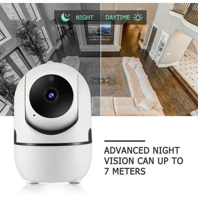 kit 2 Câmera Robo Ip Wifi Wireles Full HD 1080p Áudio Visão Noturna Grava em nuvem