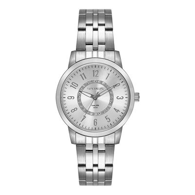 Relógio Seculus Feminino Ref: 44289l0svna3 Casual Aço Prateado