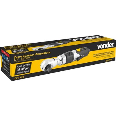 Chave catraca pneumática com encaixe de 1/2" 127 mm CCV 120 VONDER
