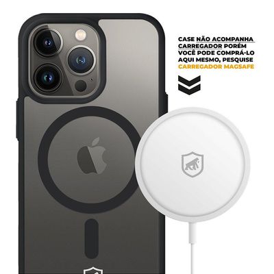 Capa MagSafe para iPhone 13 Pro Max - Preta - Gshield