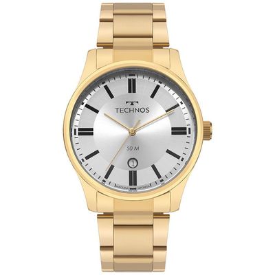 Relógio Technos Masculino Steel Dourado 2115uaa/1k