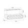 Módulo Led Projetor Para Trilho Magnético Nordecor Magnetic Track Kay 6703 6w Irc 90 48v 3000K Luz Amarela