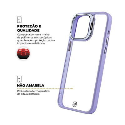 Capa para iPhone 15 Pro - Gravity Lilás - Gshield