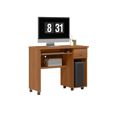 Mesa Para Computador Escrivaninha Office Vicenza Com Gaveta Jequitiba Jequitiba