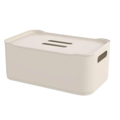 Cesto Pequeno Organizador 1,75L Com Tampa Coza Fit Plástico
