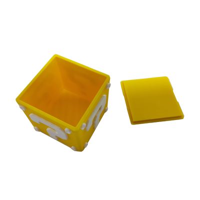 Cubo Interrogação Porta Objetos c/ Tampa 5 cm 3D Mario Gamer Mesa Escritório Geek