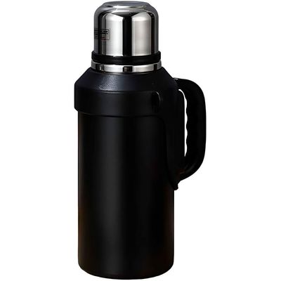 Garrafa Térmica Inox Com Alça Academia Passeio Viagem Branco
