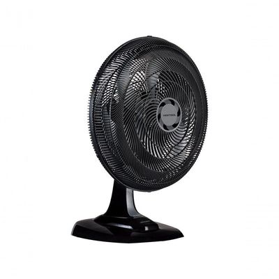 Ventilador Osc Mesa Turbo 6 50cm 6 Pás Preto-Prata 110V