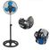 Ventilador Coluna 220v De Chao Potente 3 Velocidades 45w Coluna Pedestal Giratorio 3 Velocidades Turbo Sile