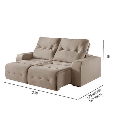 Sofa Martins M-185 02 Md.90 - V-211 Bege