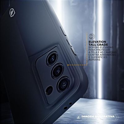 Capa case capinha para Xiaomi Redmi Note 14 Pro Plus 5G - Stinger Preta - Gshield
