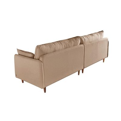 Sofá 2 Lugares Vittro Linho Bege 170 cm