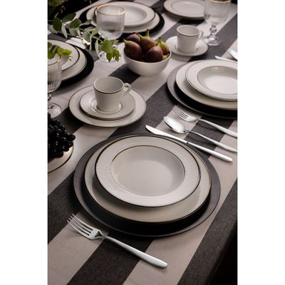 Aparelho de Jantar Tramontina Sienna em Porcelana Decorada 30 Peças