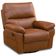 Poltrona do Papai Reclinável e Giratória Oliver D06 Couríssimo Camel - Lyam Decor
