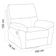 Poltrona do Papai Reclinável e Giratória Oliver D06 Couríssimo Camel - Lyam Decor