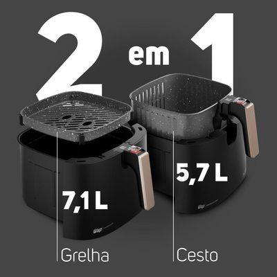 Fritadeira Elétrica WAP Air Fryer Family 7,1L 220V