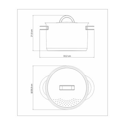 Espagueteira Tramontina Solar Aço Inox Fundo Triplo 24 cm 7,7 Litros