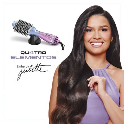 Escova Secadora By Juliette Mondial Azul e Rosa 1300W ES-JU-03 Bivolt