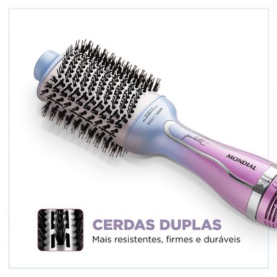 Escova Secadora By Juliette Mondial Azul e Rosa 1300W ES-JU-03 Bivolt