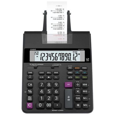 Calculadora Com Bobina, 2 Cores De Impressa?o, 2.0 Linha, Hr-150rc-b-dc Preta