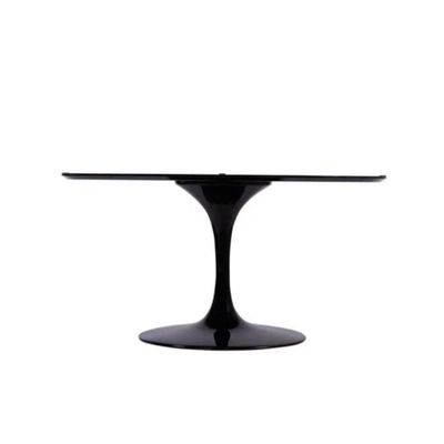 Base de Mesa de Jantar Oval Tampo 100x70 Cm até 137x90 Preto