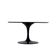 Base de Mesa de Jantar Oval Tampo 100x70 Cm até 137x90 Preto