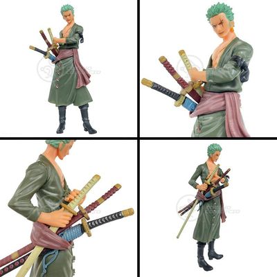 Boneco Anime Action Figure One Piece 18cm - Roronoa Zoro