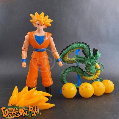 Kit 4 Bonecos Dragon Ball Z Action Figure Esféras Do Dragão