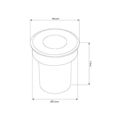 Embutido De Solo Led Nordecor Senf 6848 5w 24° Alto Irc 90 Bivolt Preto 2700k Luz Amarela