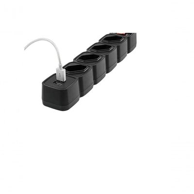 Protetor Eletronico Intelbras Epe204 4 Tomadas 2 Usb Preto