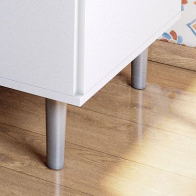 Vr Balcão Cooktop 1,05m Branco Branco