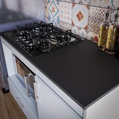 Vr Balcão Cooktop 1,05m Branco Branco