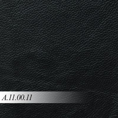 Sofá Living 4 lugares 252cm Agostino Pés Design em Ferro Couro Preto G52 - Gran Belo