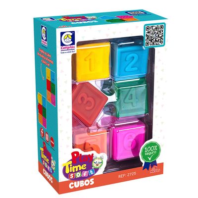 Brinquedo Play Time Soft Cubos 2725 - Cotiplás