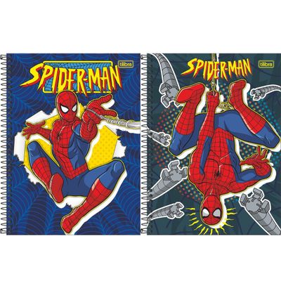CADERNO CAPA DURA UNIVERSITÁRIO SPIDER MAN FIT 1M 80FLS