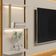 Rack Para Sala Com Painel Para Tv 70 Pol Led 297cm Spencer L05 Tauari Off White Fosco - Lyam Decor