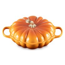 CAÇAROLA LE CREUSET ABOBORA SIGNATURE 28CM PEGADOR DOURADO MARRONIER 21338283502441