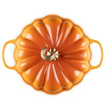 CAÇAROLA LE CREUSET ABOBORA SIGNATURE 28CM PEGADOR DOURADO MARRONIER 21338283502441
