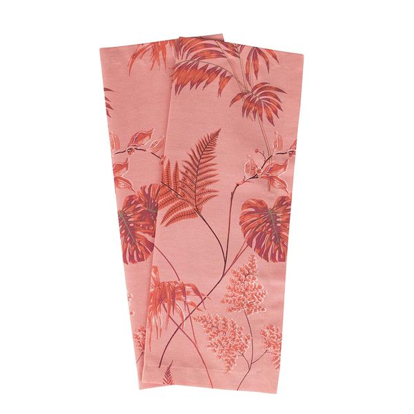 Jogo Americano 2 Pçs Panamá Tropical Coral 48x36cm Naturalle
