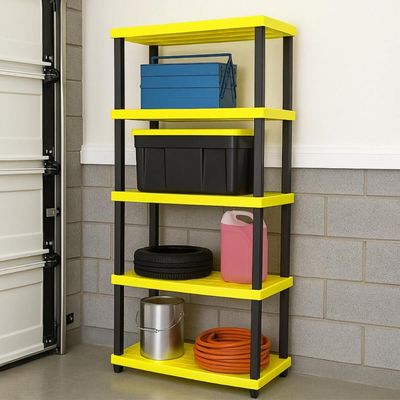 Estante Modular Plástico Suporta 250kg Resistente Vig 5 Prateleiras Ordene Organizadora Multiuso