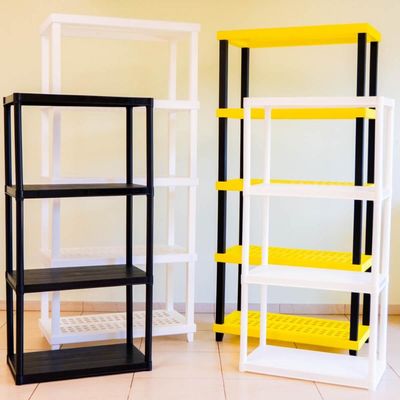 Estante Modular Plástico Suporta 250kg Resistente Vig 5 Prateleiras Ordene Organizadora Multiuso