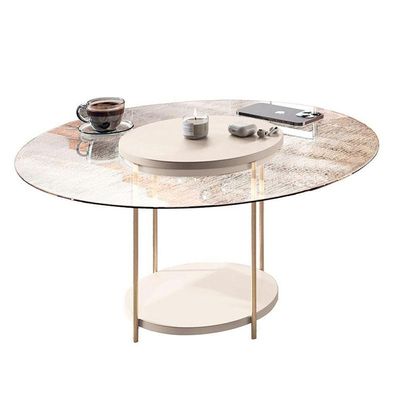 Home Suspenso Galax Cinamomo Off White E Kit Mesa De Centro Sky Off White- Hb Móveis