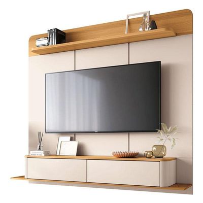 Home Suspenso Galax Cinamomo Off White E Mesa De Centro Sky Off White- Hb Móveis