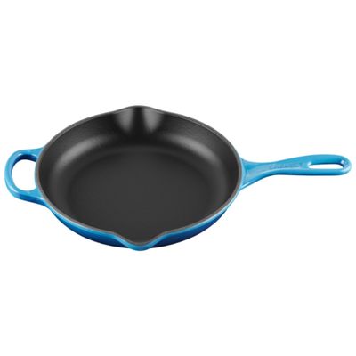FRIGIDEIRA LE CREUSET SKILLET SIGNATURE REDONDA C/ ALÇA 23CM AZURE BLUE 20182232200422