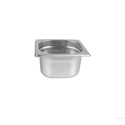 Kit 2 Cubas Gastronomica Inox GN 1/6x100mm (176x162mm) - Brasinox
