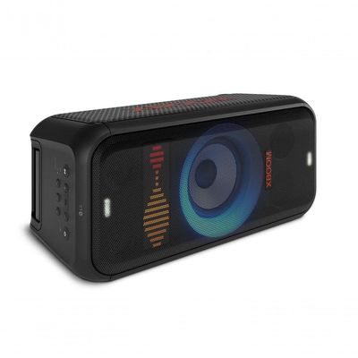 Caixa De Som Bluetooth Party Speaker LG XBOOM 250W RMS, Resistente à água (IPX4), 20 horas de bateria e Visor de Pixel LED - XL7T