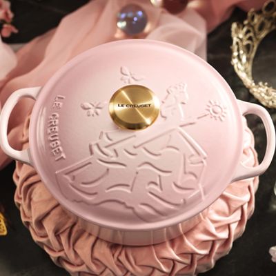 PANELA REDONDA LE CREUSET WICKED COLLECTION 24CM GLINDA SHELL PINK 21801247774464